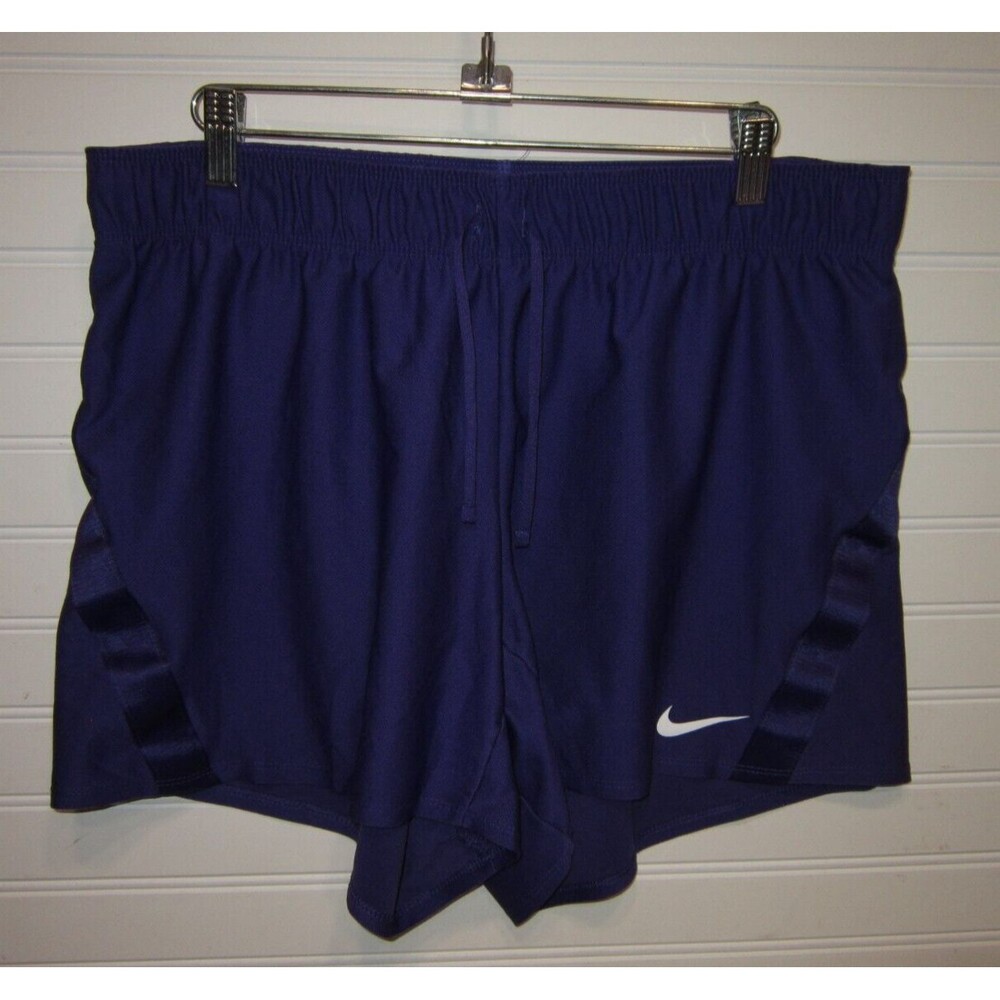 Nike Womens Dri Fit Purple Athletic Shorts Size L